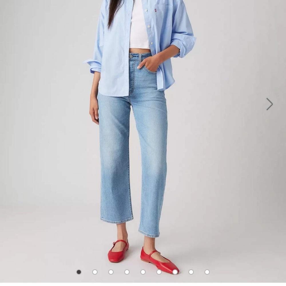 Levi's Straight Leg Super High Rise Jeans